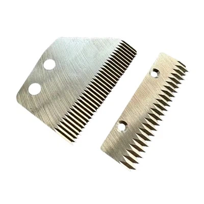 Lame de coupe dentelée droite